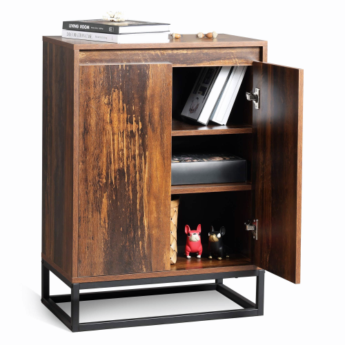 Wood Standing Floor Storage Cabinet HWD-WLF05