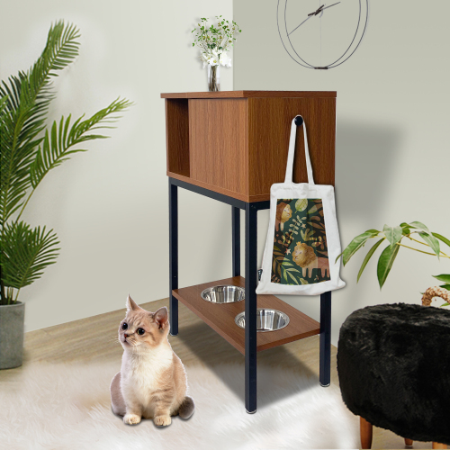 Pet Feeding Cabinet Cat Dog Feeding Furniture HWD-JXY01