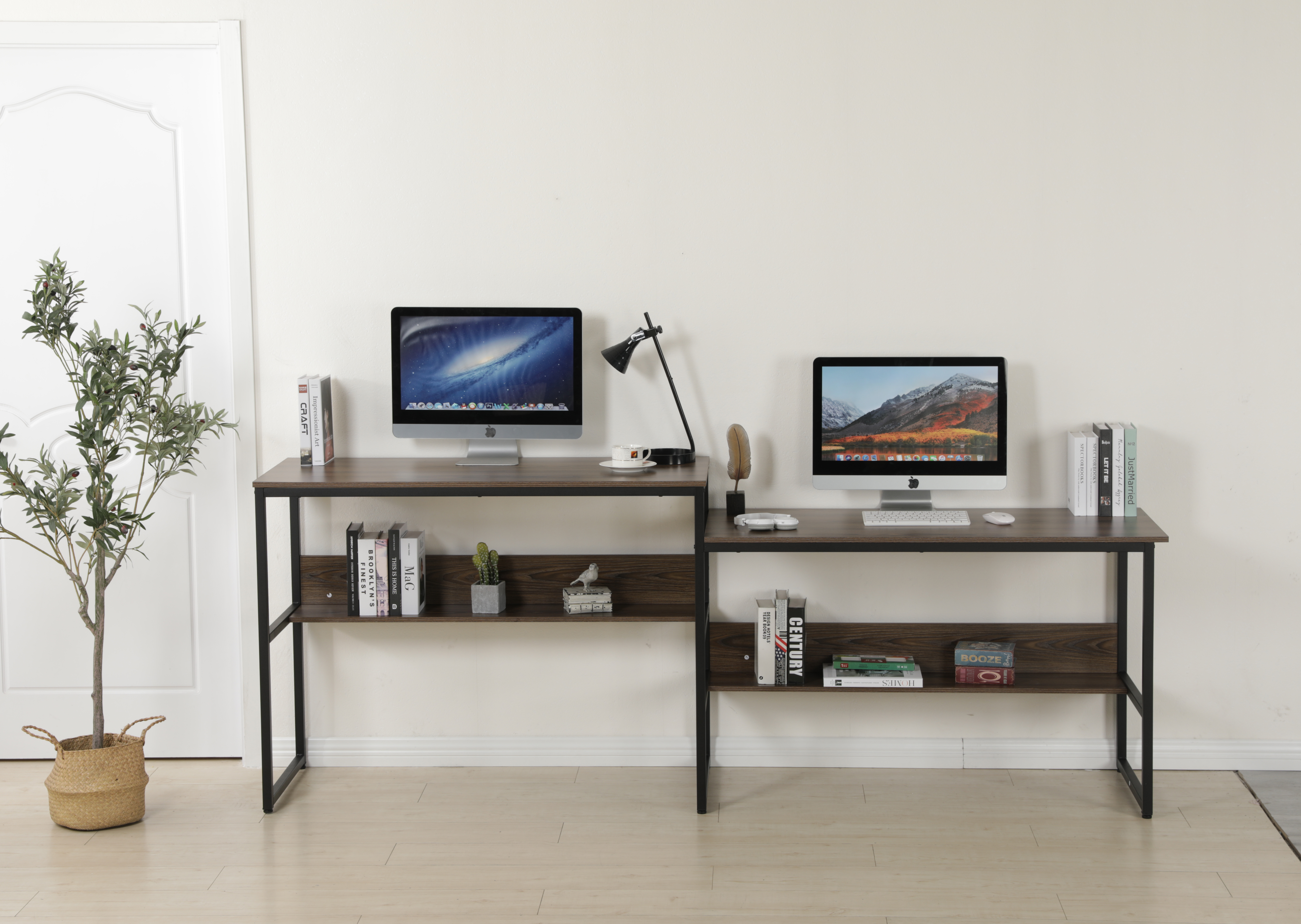 Wooden Standing Computer Table HWD-CRG-003