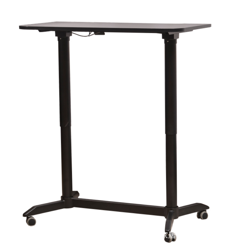 Nice Quality Sit-stand Height Adjustable Smart Desktop Pneumatic Workstation Gas Spring Modern Stand Desk HWD-ZL032
