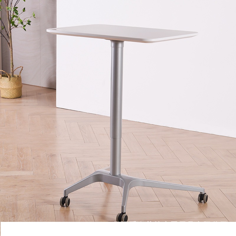 Nice Quality Sit-stand Height Adjustable Smart Desktop Pneumatic Workstation Gas Spring Modern Stand Desk HWD-ZL004