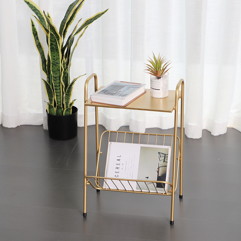 Metal Side Table Storage Coffee End Tables HWD-MH03
