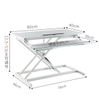 Office stand lift Height Adjustable Laptop Gas Spring Sit Stand Work Converter Desk Riser HWD-ZL00N3