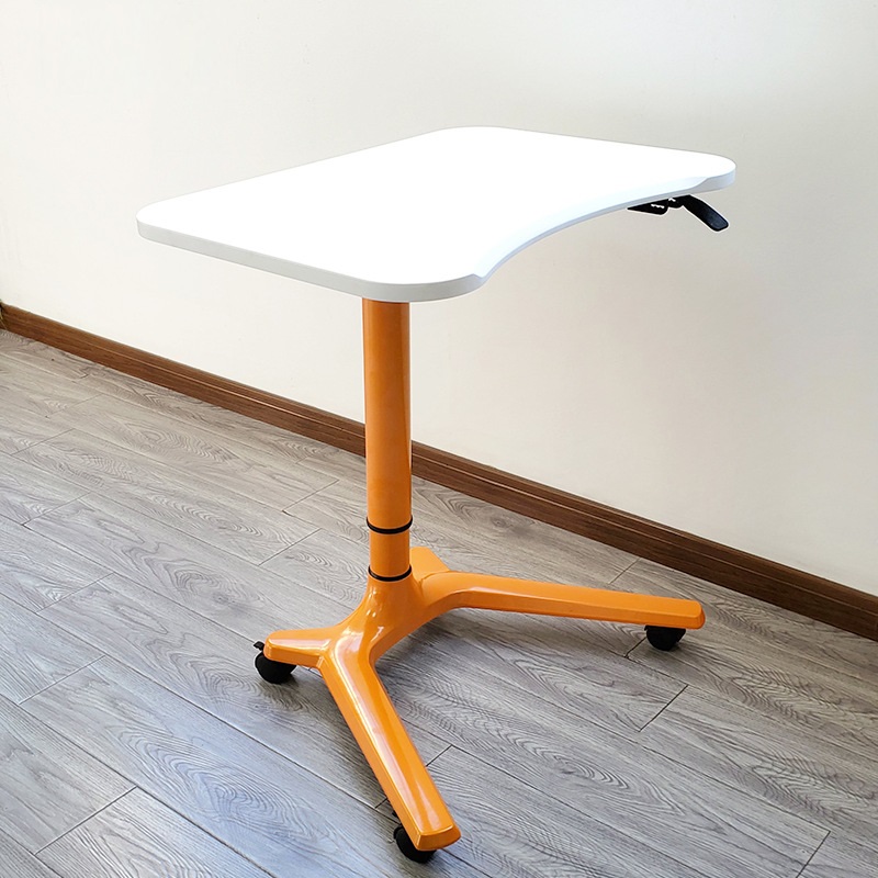 Nice Quality Sit-stand Height Adjustable Smart Desktop Pneumatic Workstation Gas Spring Modern Stand Desk HWD-PX021